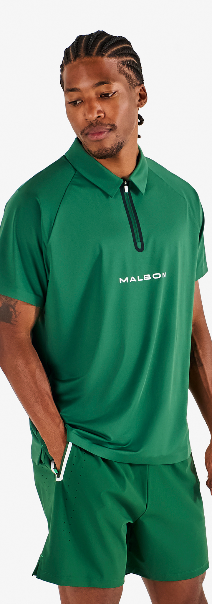 PERFORMANCE RAGLAN QUARTER ZIP – Malbon PERFORMANCE RAGLAN QUARTER ZIP – Malbon