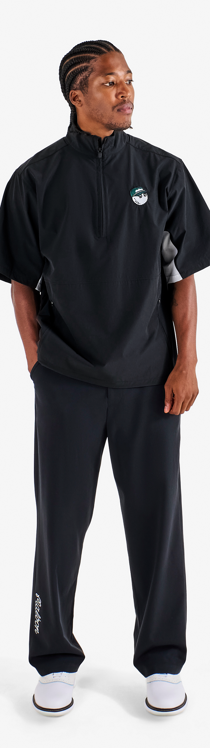 malonn MALBON X LEXUS PERFORMANCE 1/4 ZIP SHELL PULLOVER – Malbon Golf
