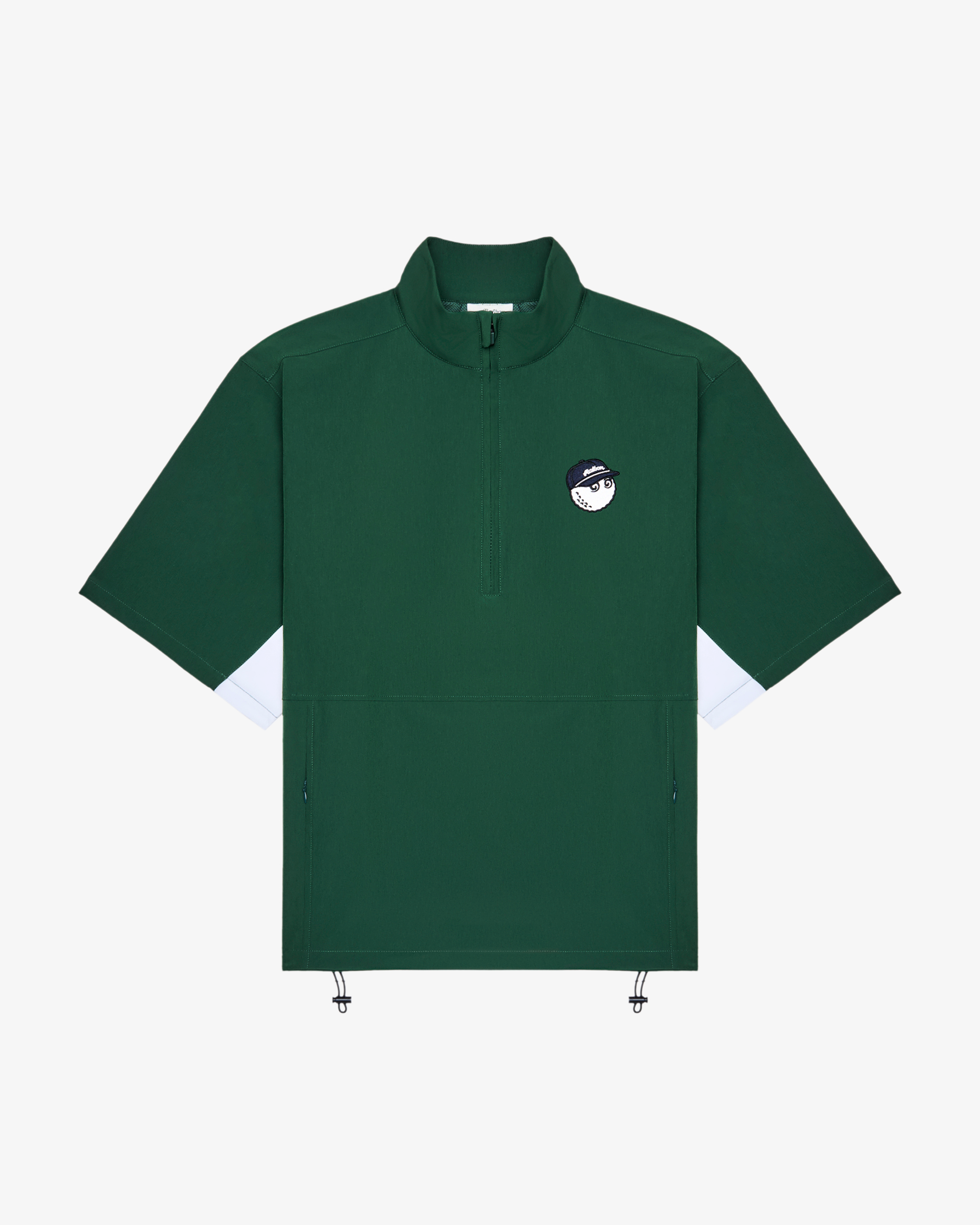Malbon 半袖シャツ L ダークグリーン CLOT WINDSHIRT – Malbon