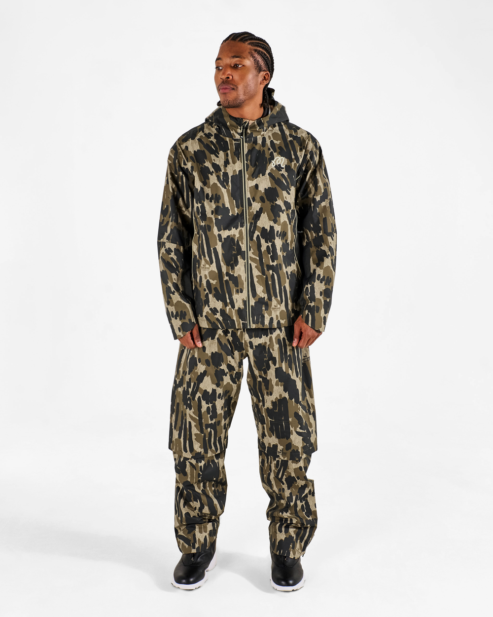 TOUR DIVOT CAMO RAIN JACKET