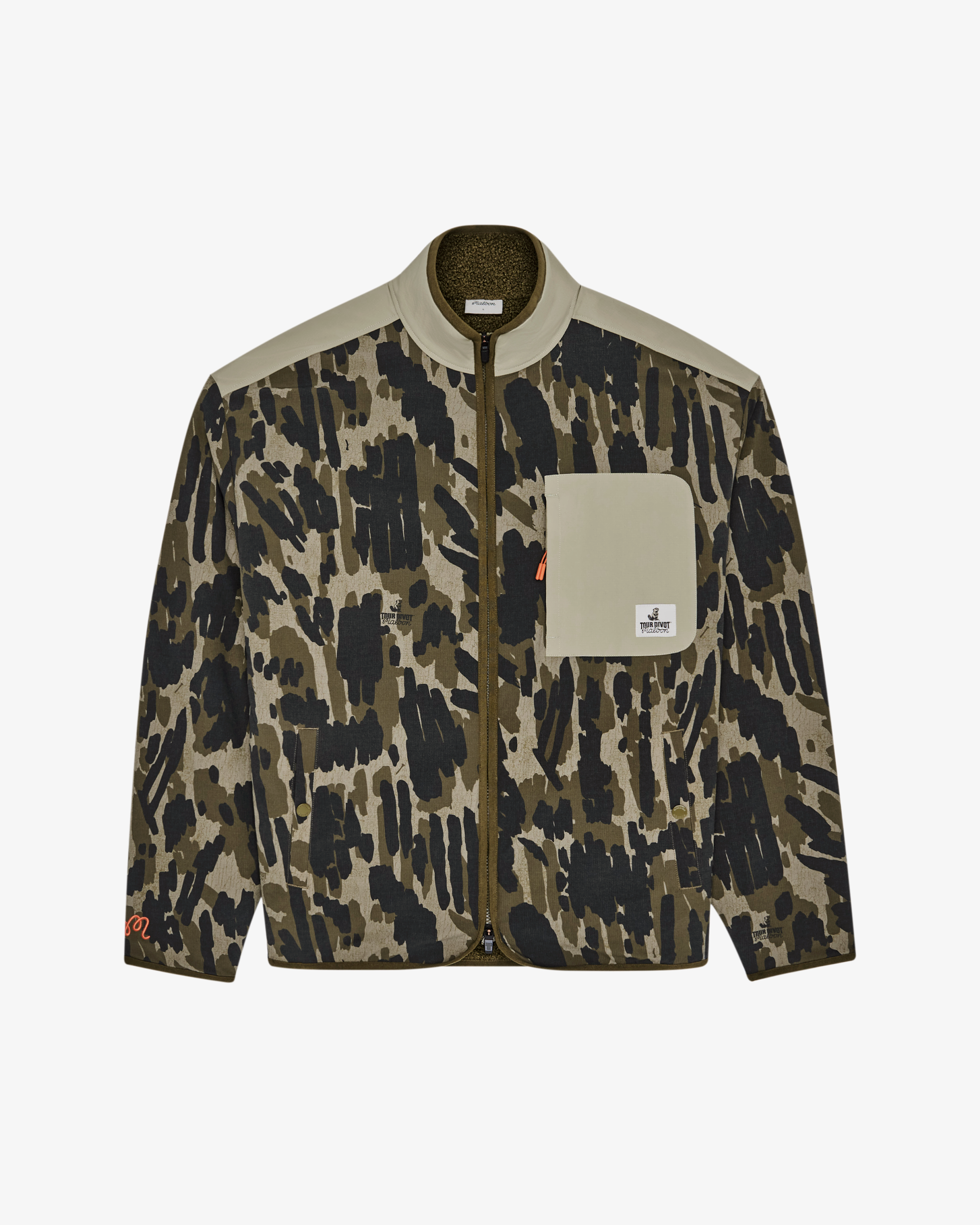 TOUR DIVOT CAMO SHERPA JACKET