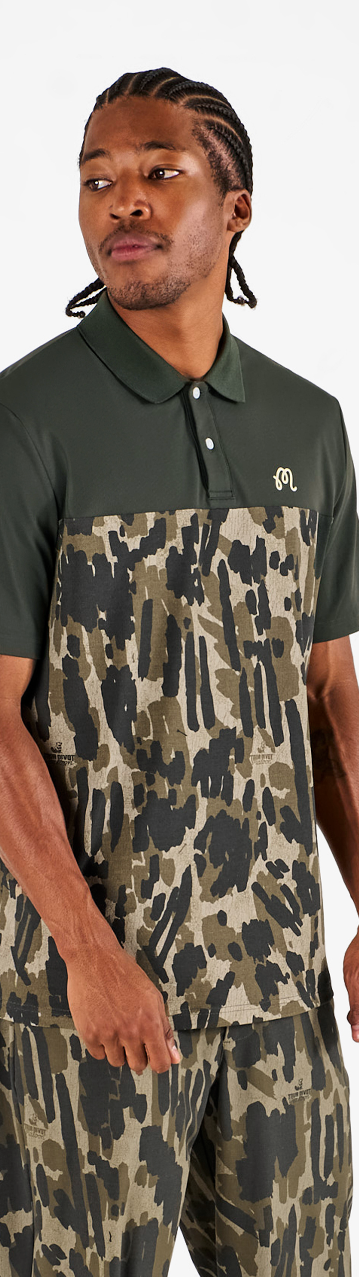 TOUR DIVOT CAMO POLO – Malbon TOUR DIVOT CAMO POLO – Malbon