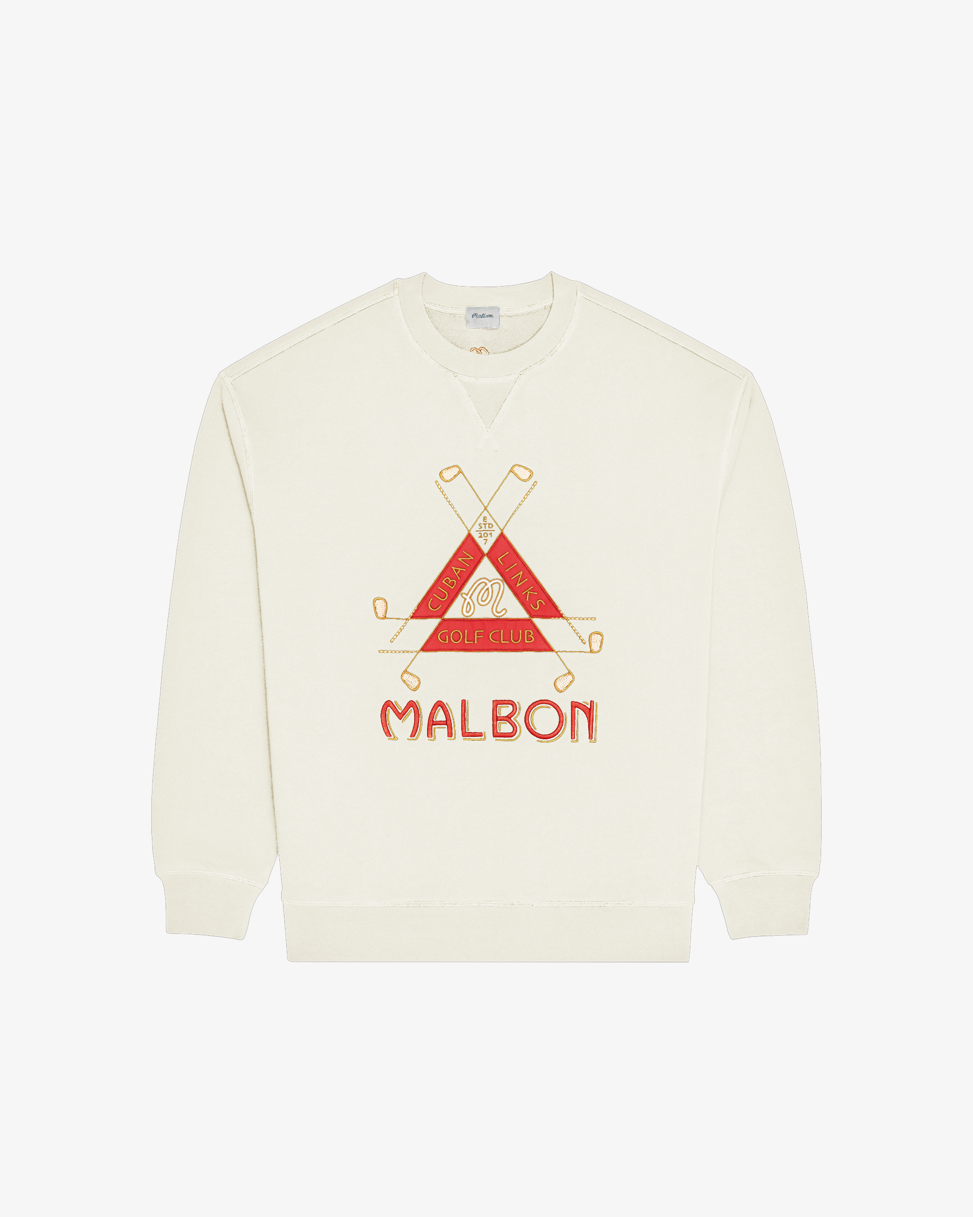 anticountryclub malbon スウェット XL Malbon Golf X SANTA CRUZ スウェットシャツ トレーナー 送料込