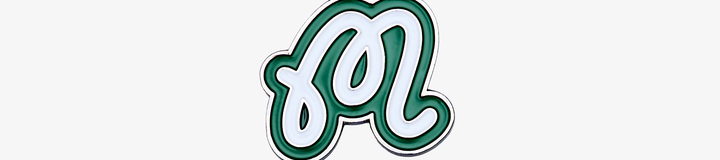 M SCRIPT BALL MARKER