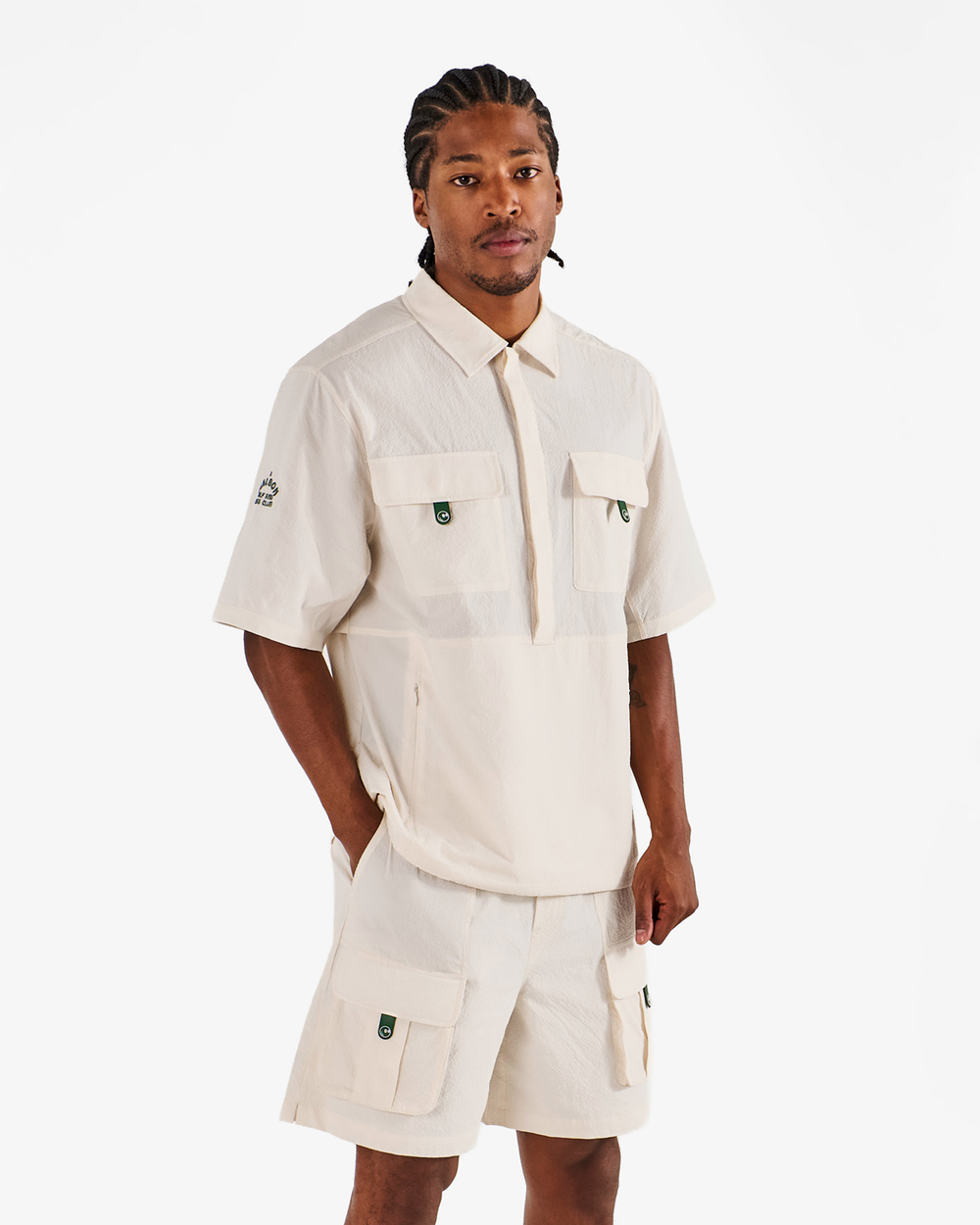 BASS CLUB SEERSUCKER WINDSHORT