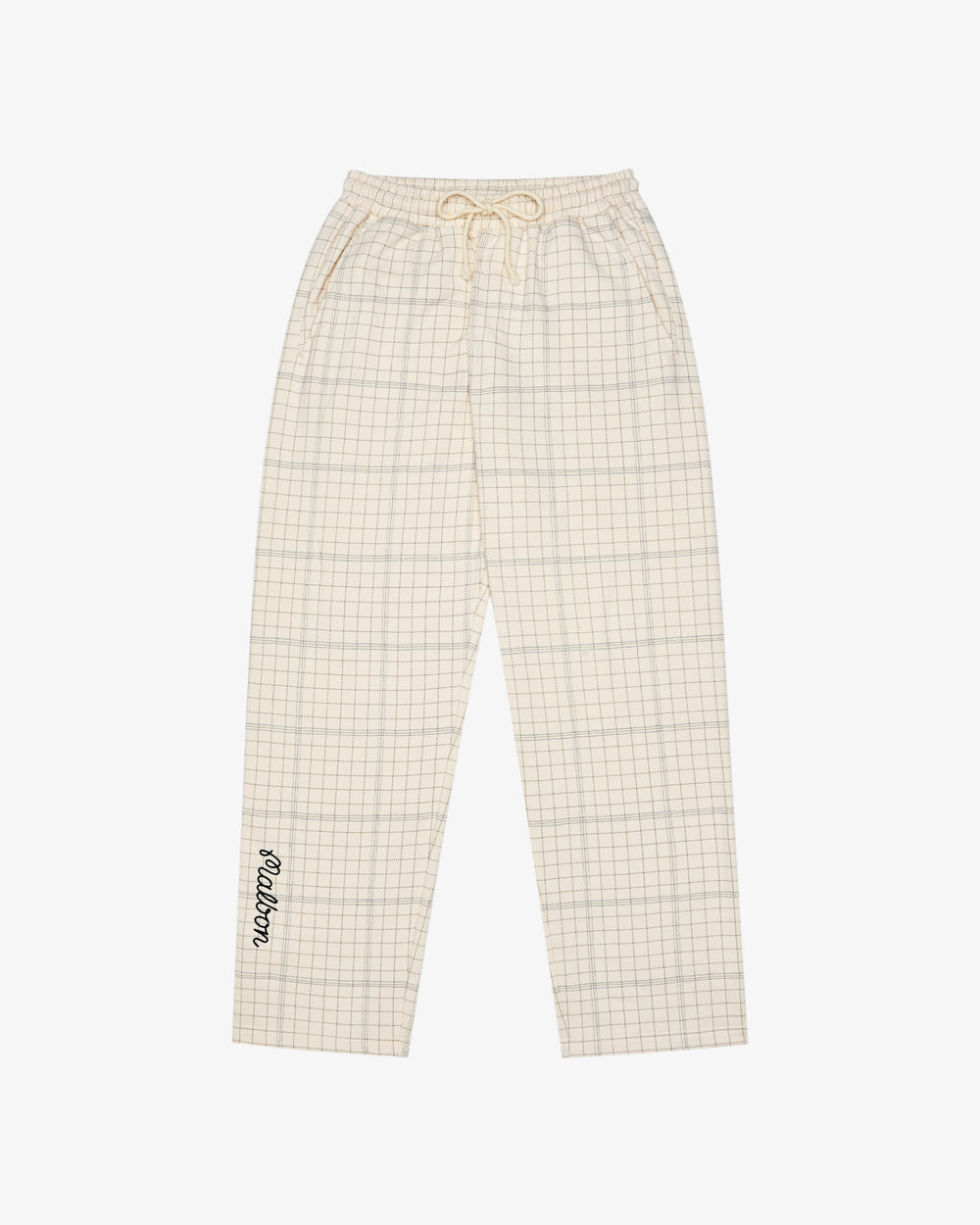 BON SCRIPT PLAID SWEATPANT