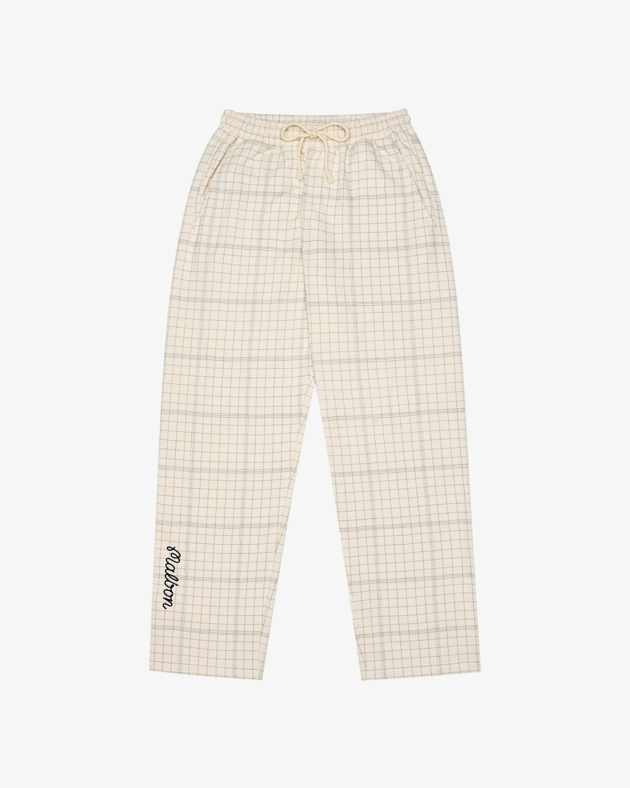 BON SCRIPT PLAID SWEATPANT
