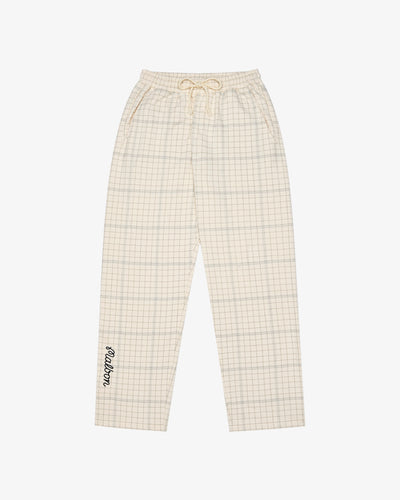 BON SCRIPT PLAID SWEATPANT