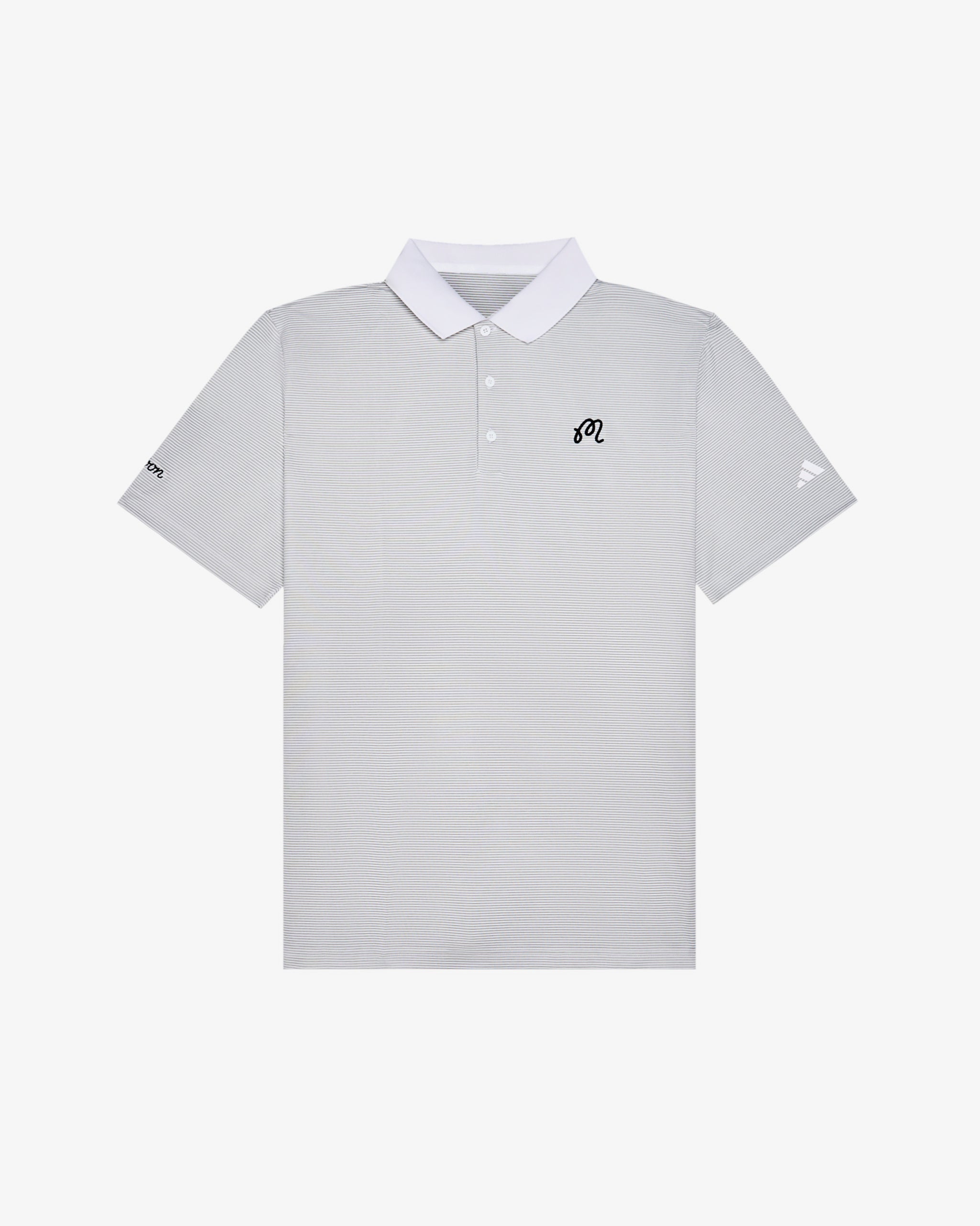MALBON X ADIDAS ULTIMATE 365 OTTOMAN STRIPE POLO SHIRT