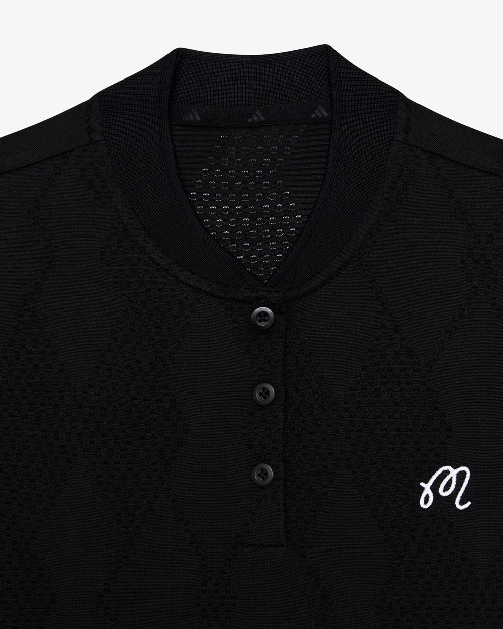 MALBON X ADIDAS WOMEN'S ULTIMATE 365 DIAMOND JACQUARD POLO