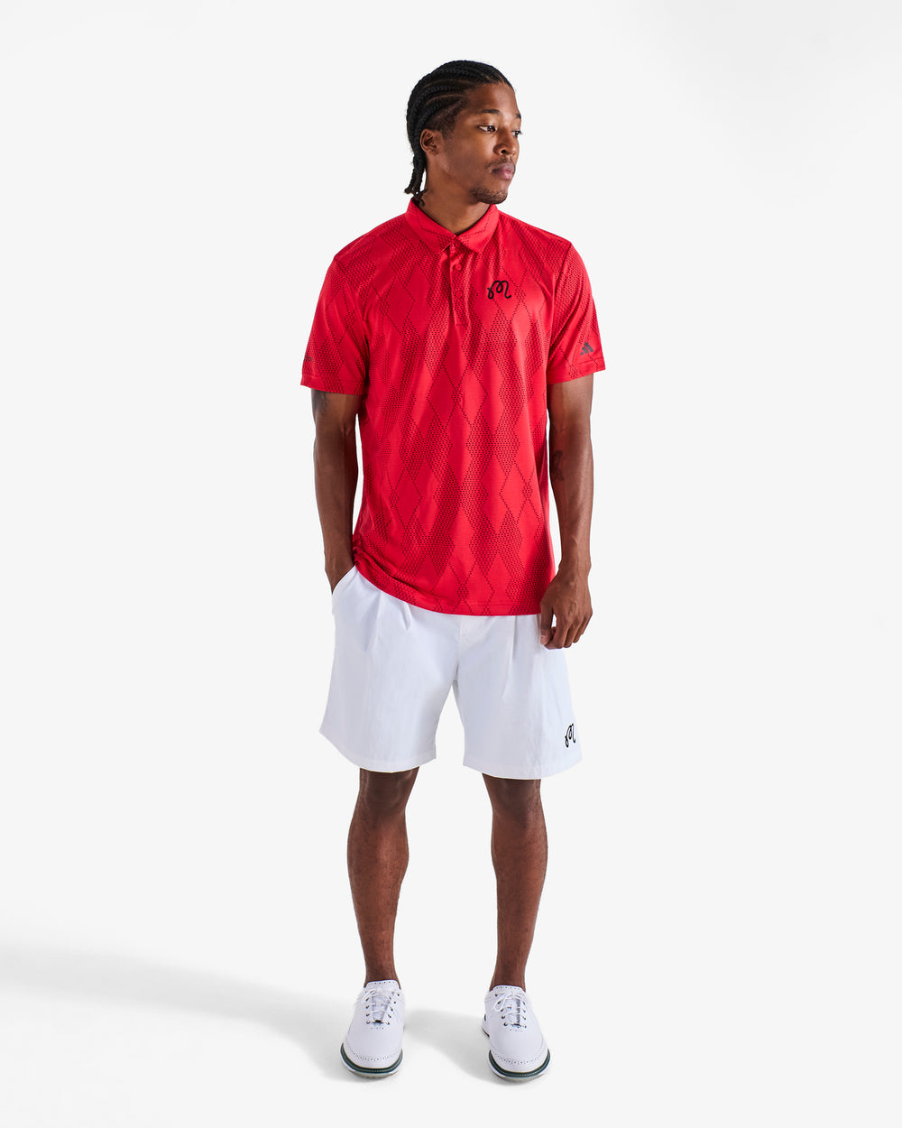 MALBON X ADIDAS ULTIMATE 365 MICRO TEXTURE POLO SHIRT