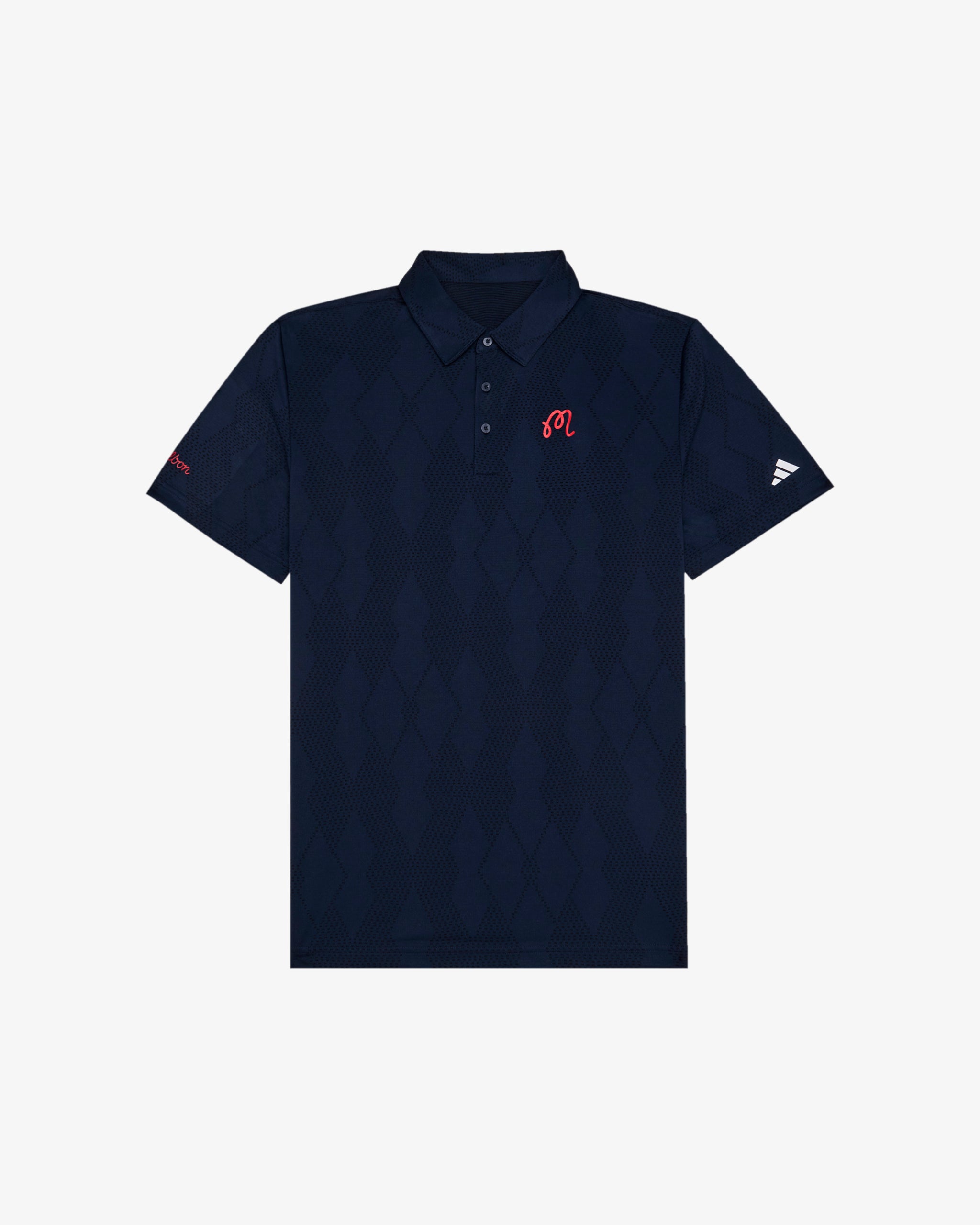 NH X MALBON GOLF . COURSE CAMO PATTERN POLO SS