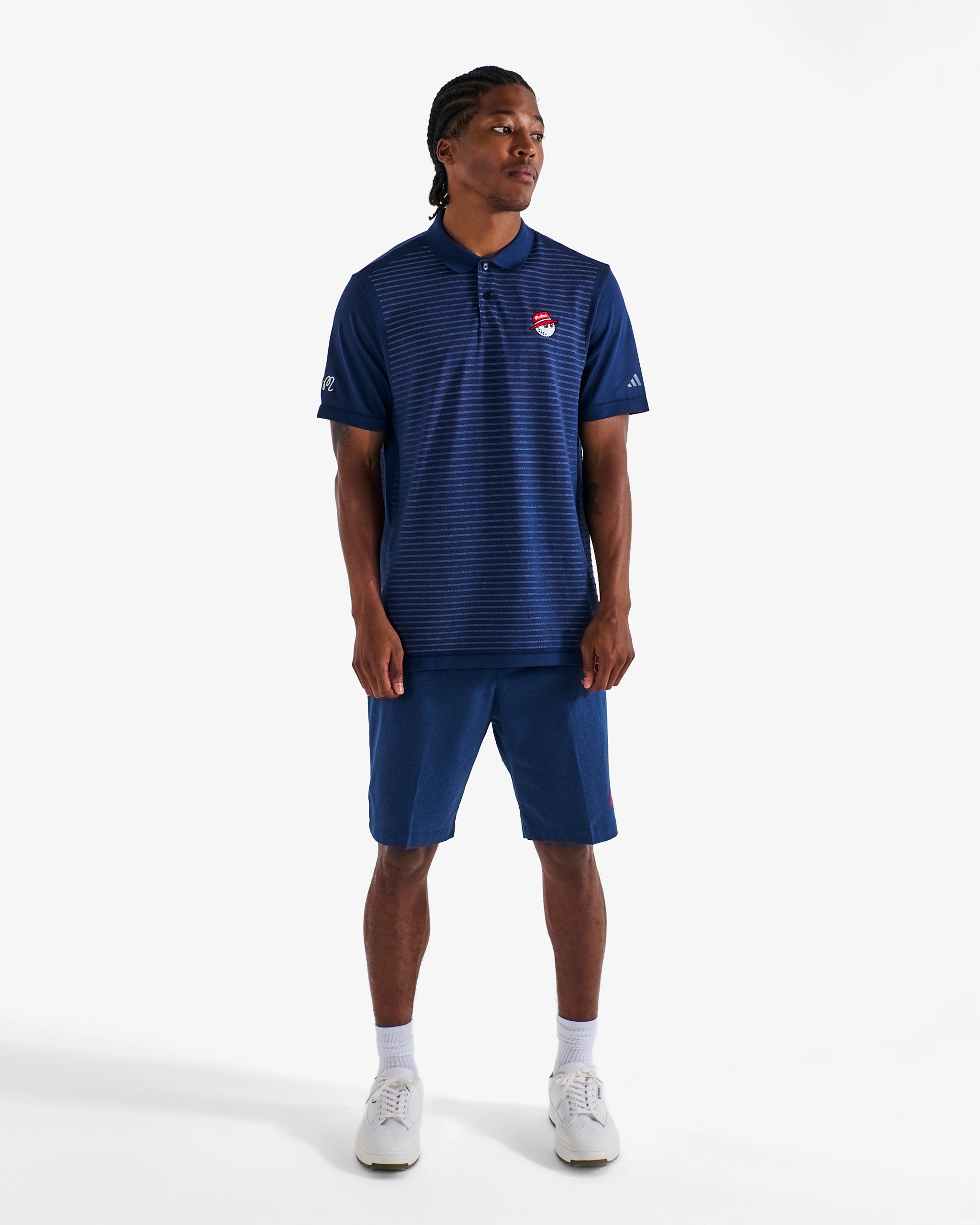 Tシャツ・カットソー Malbon Golf PARADISE PIGMENT ROUND T-SHIRT NAVY MAN M4221PRS MEN'S | T-SHIRTS – Malbon Golf
