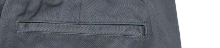 Washed Cotton Twill Cropped Chino Pant