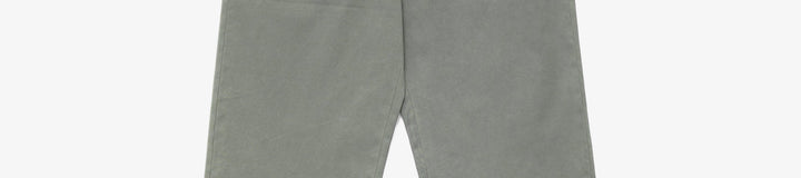 Washed Cotton Twill Cropped Chino Pant