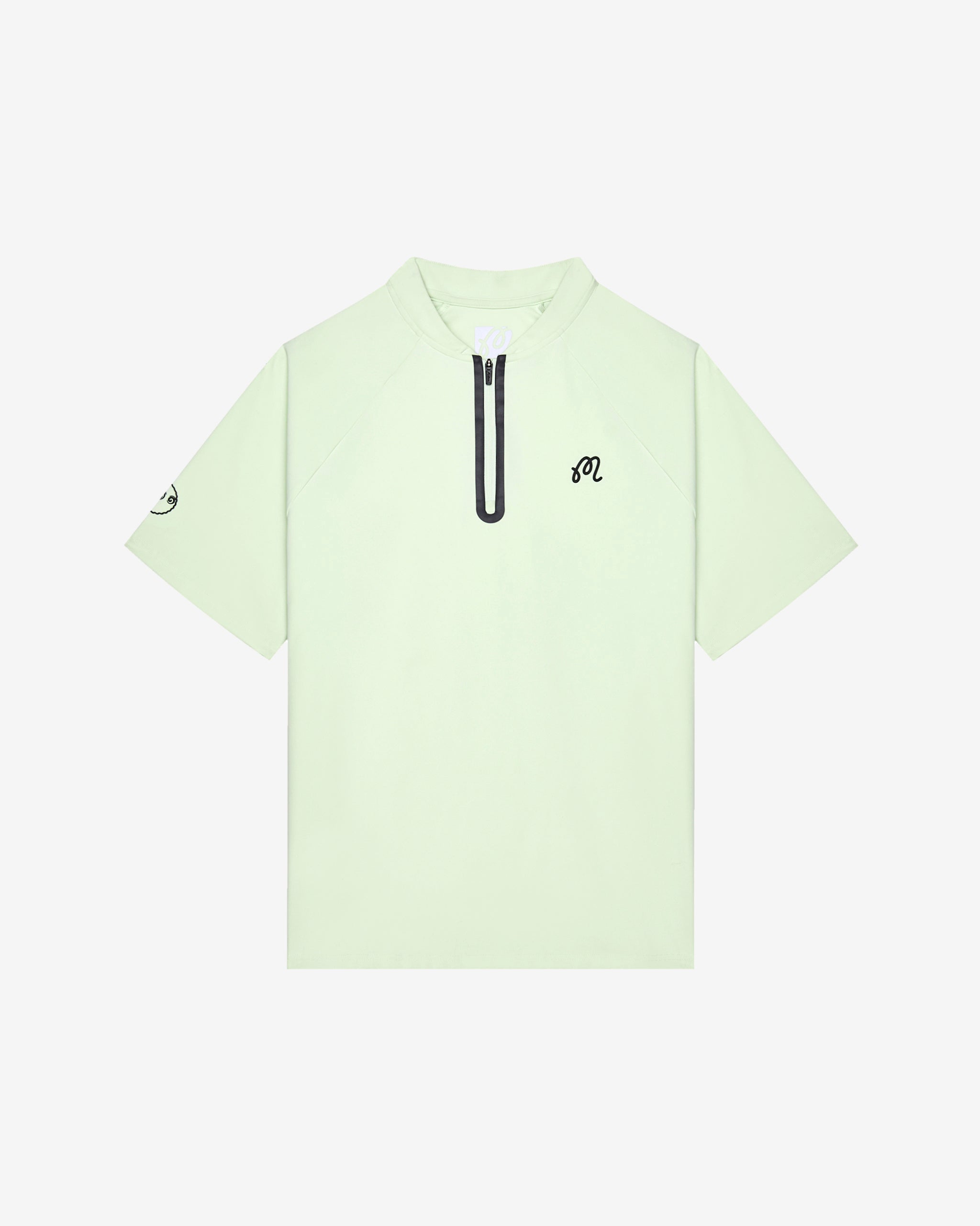 PERFORMANCE ZIP BLADE COLLAR POLO