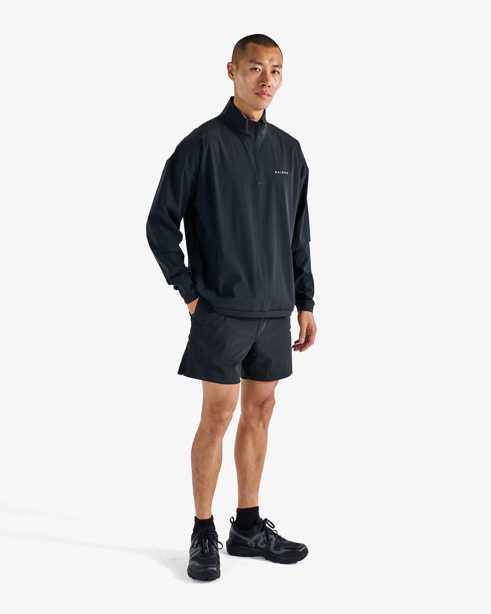 Tシャツ・カットソー Malbon Golf Basic Performance Polo T-Shirt BLACK MAN M3321PT d4086009-98c5-4c65-b794-