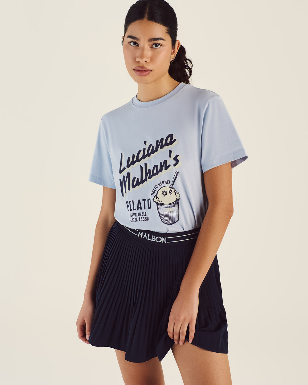 VALENTINA PLEATED SKIRT
