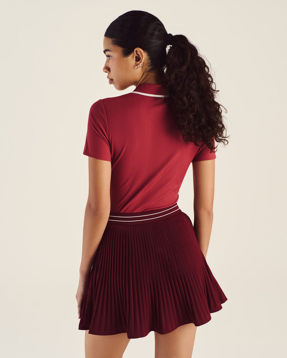 CAMILLA QUARTER ZIP POLO