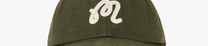 WASHED APPLIQUE HAT