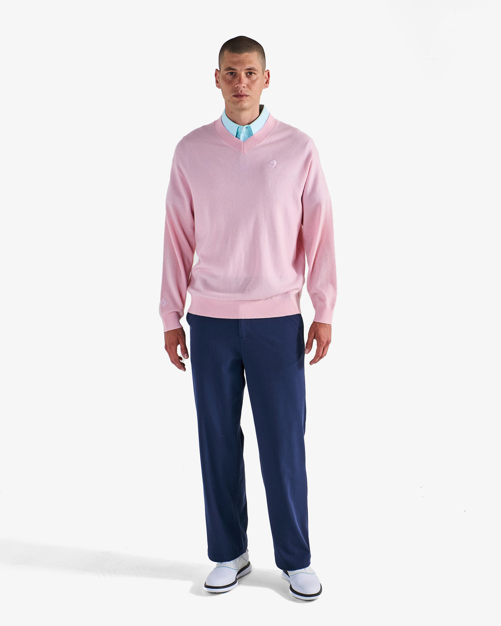 JESPER PARNEVIK V NECK MERINO WOOL SWEATER