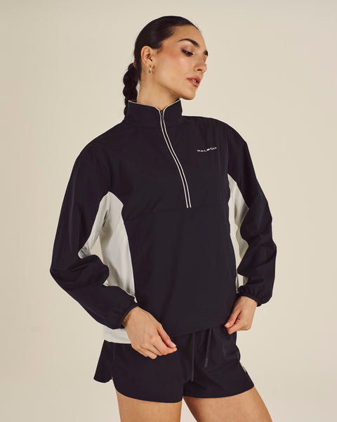 MALBON ピステ ウィンドブレーカー ブラック Malbon x Knicks Black Windshirt Pullover – Shop Madison Square Garden