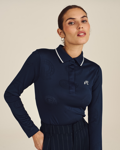 VENUS PAISLEY POLO