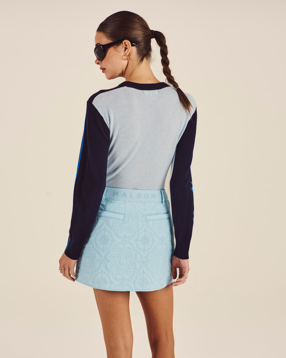 KITA PATTERN QUILTED SKIRT