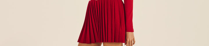 VIOLET KNIT SKIRT