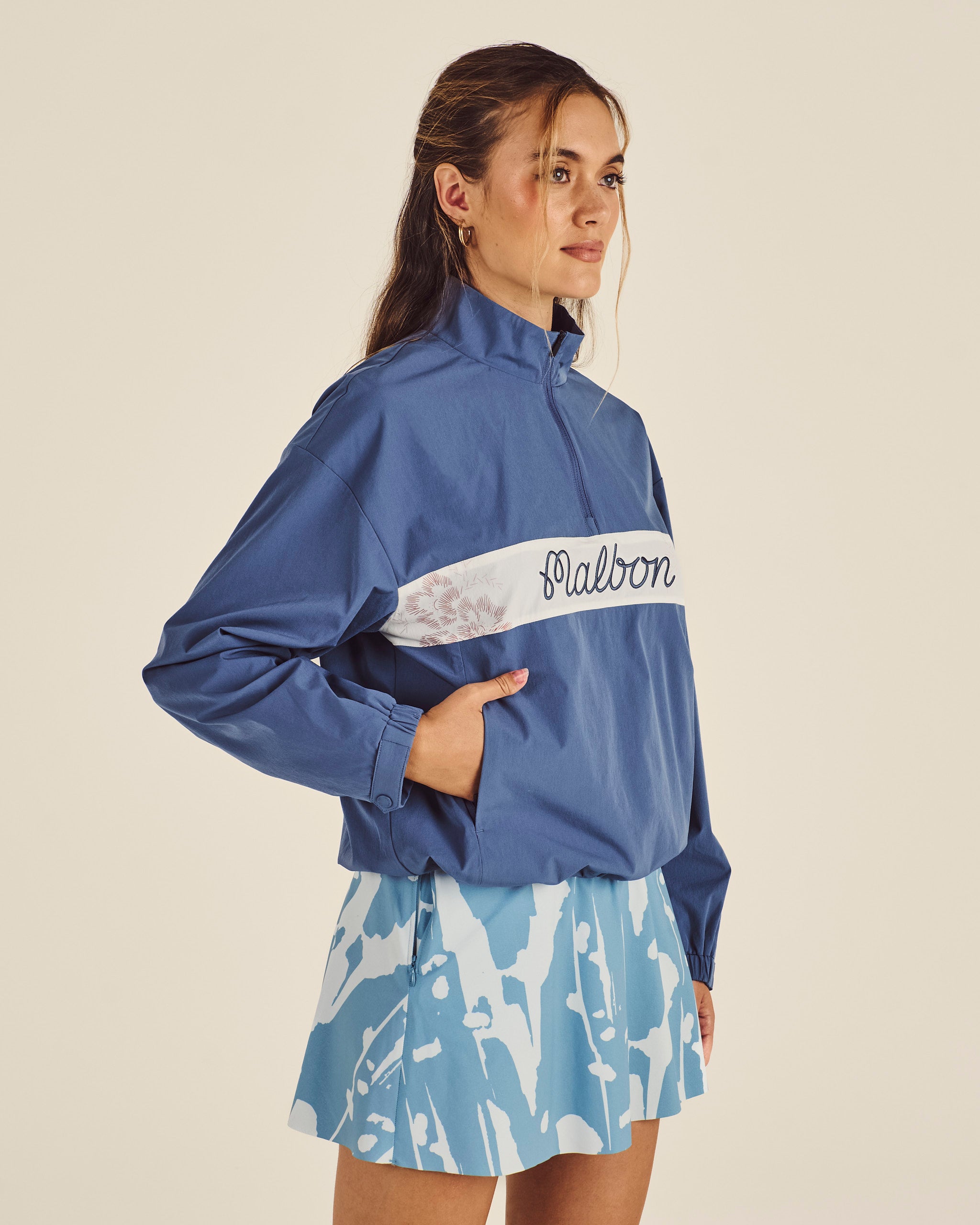 CROSSCOURT BLOSSOM WINDBREAKER – Malbon