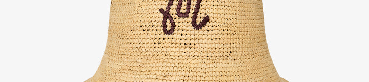 ALEJA RAFFIA BUCKET HAT