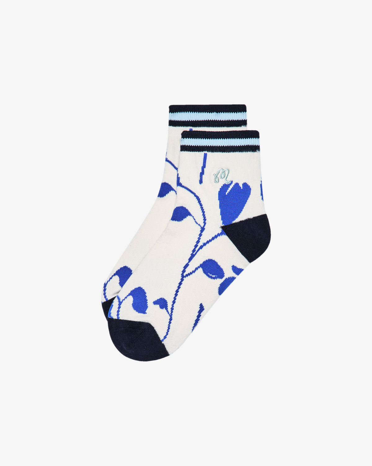 CAPRI FLORAL ANKLE SOCK