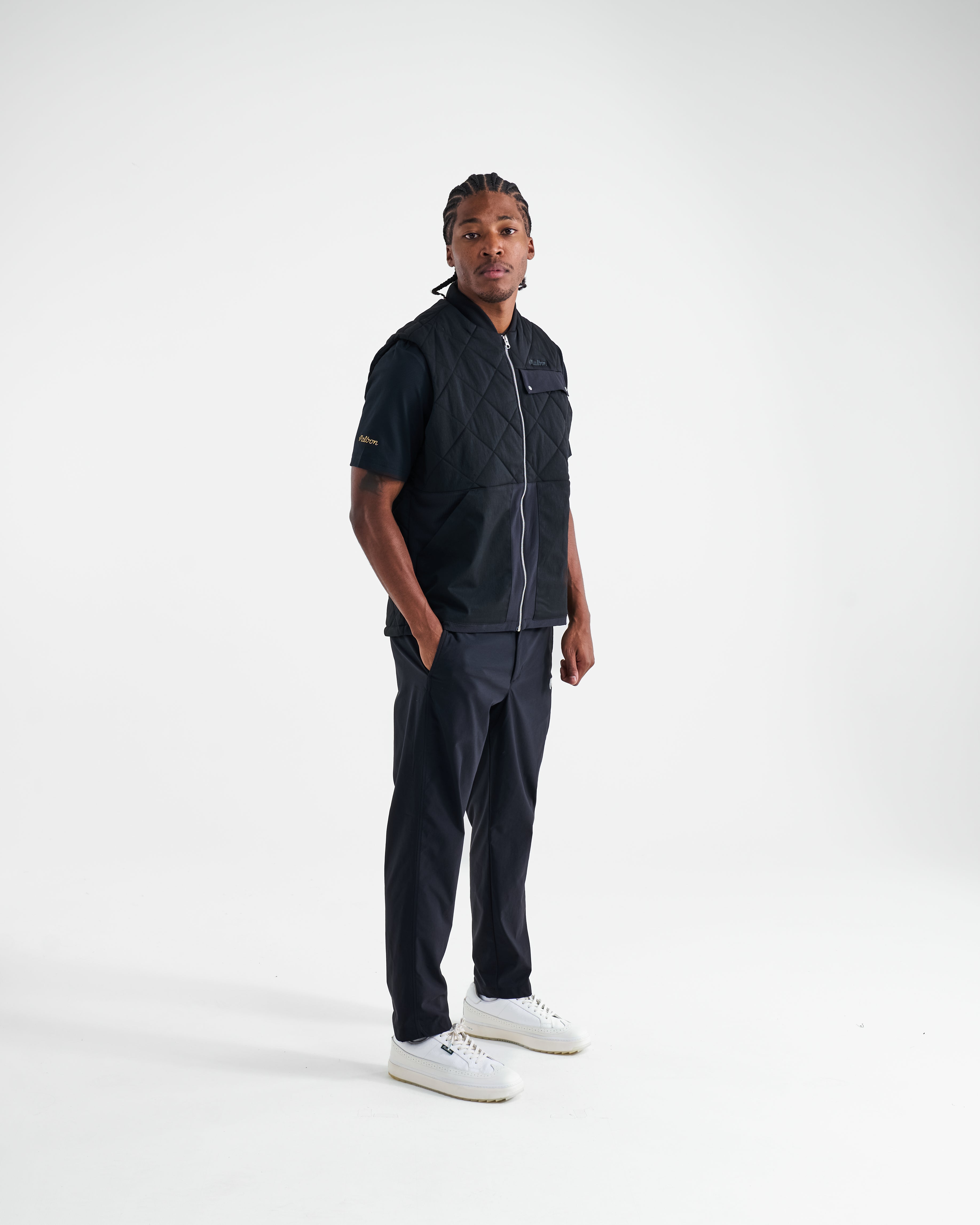 MALBON X ADIDAS GO-TO QUILTED DWR FULL ZIP VEST – Malbon Golf