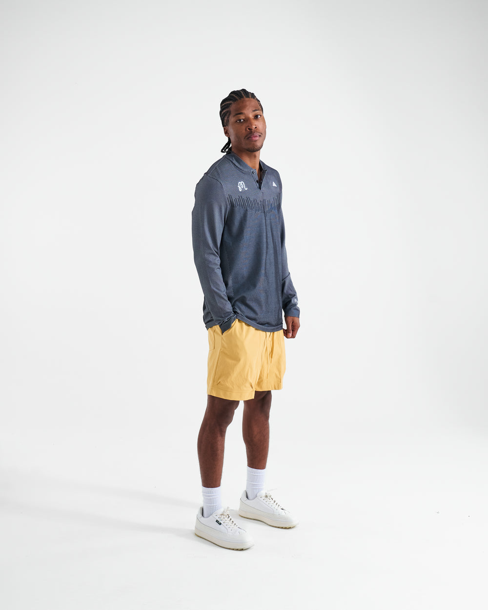 MALBON X ADIDAS Ultimate365 Tour Primeknit Long Sleeve Polo