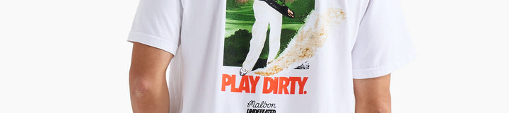 MALBON X UNDEFEATED PLAY DIRTY T-SHIRT