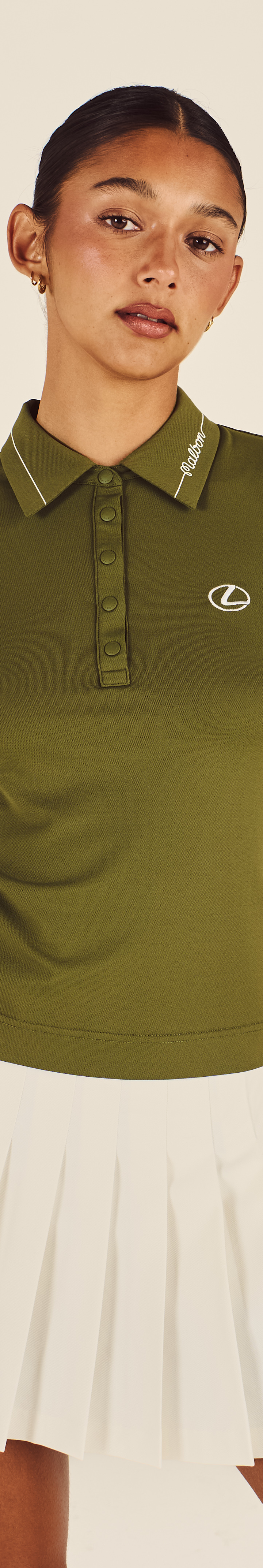 MALBON X LEXUS SLEEVELESS POLO