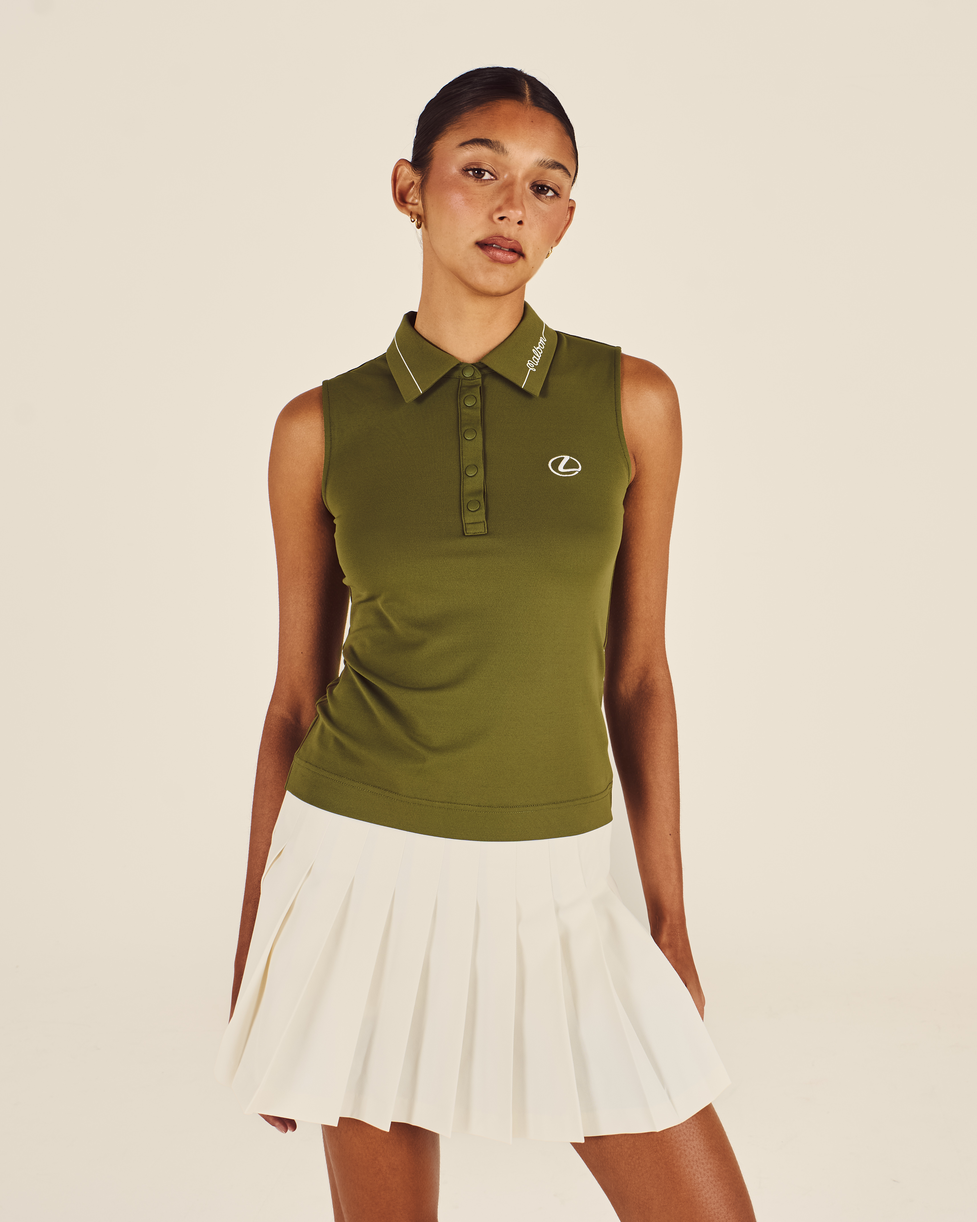 MALBON X LEXUS SLEEVELESS POLO