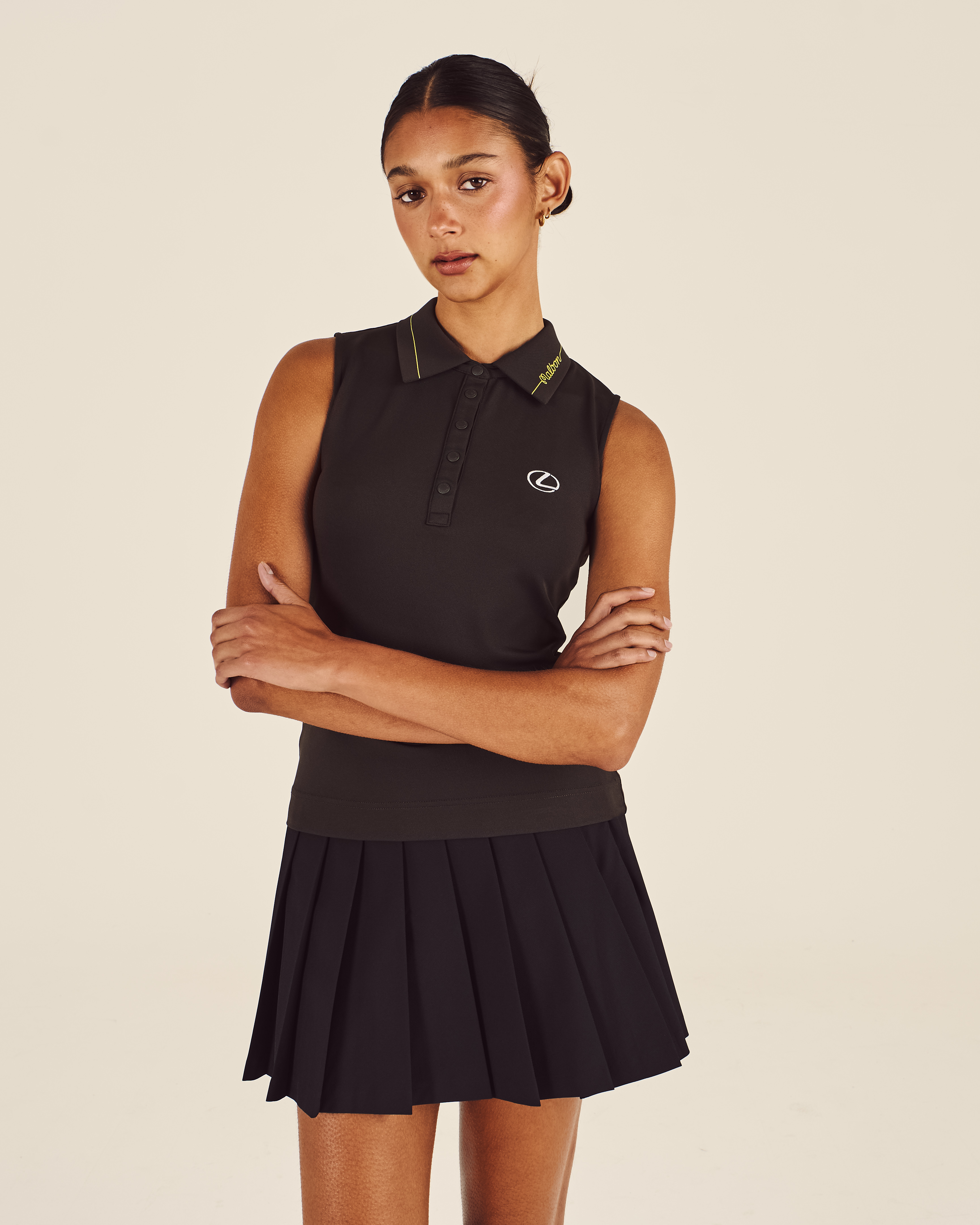MALBON X LEXUS SLEEVELESS POLO