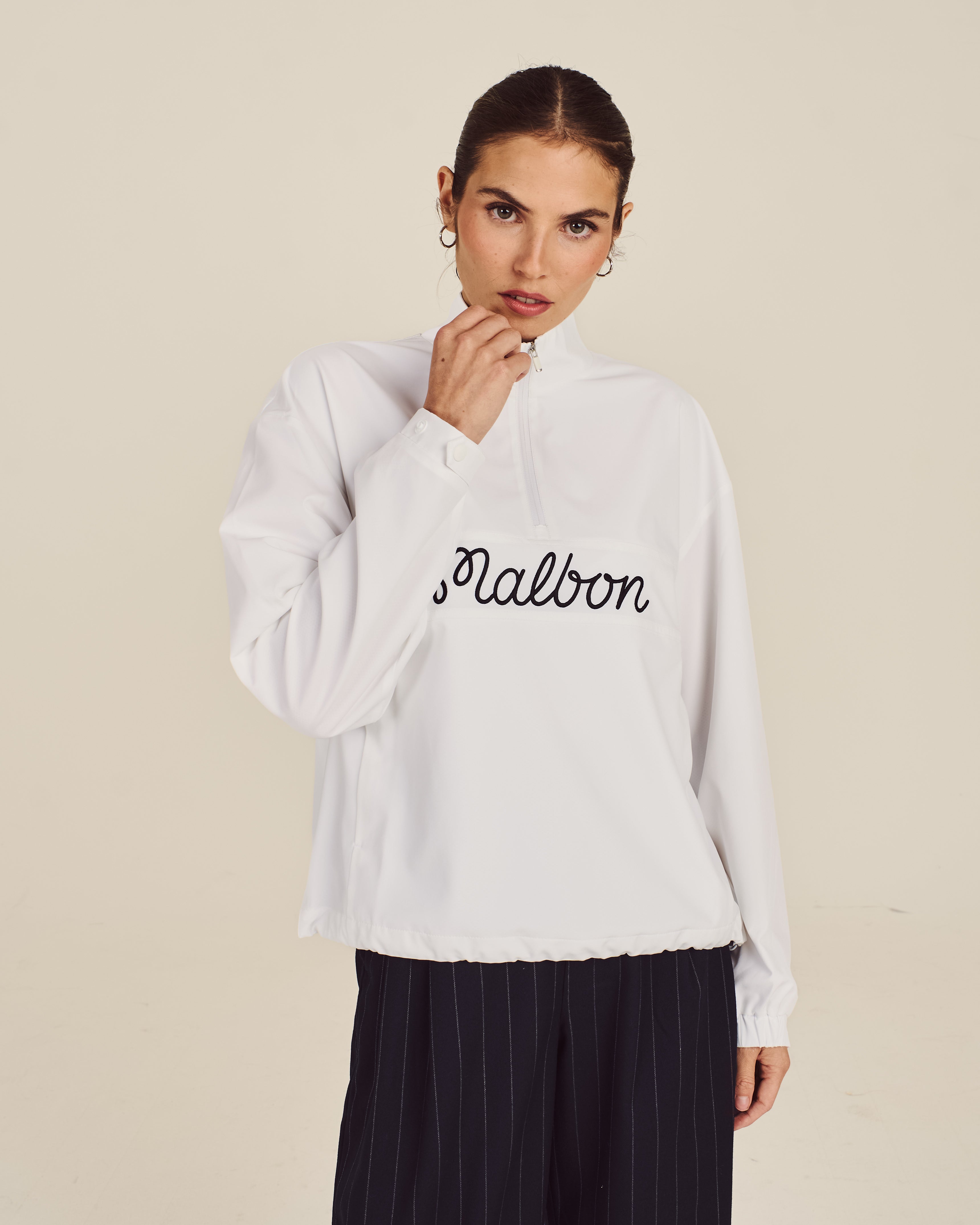 Malbon ゴルフレディース ハーフジップ ジャケット2025年完売モデル☘️ PING ピン ; 2025年モデル ハーフジップ 半袖プルオーバー