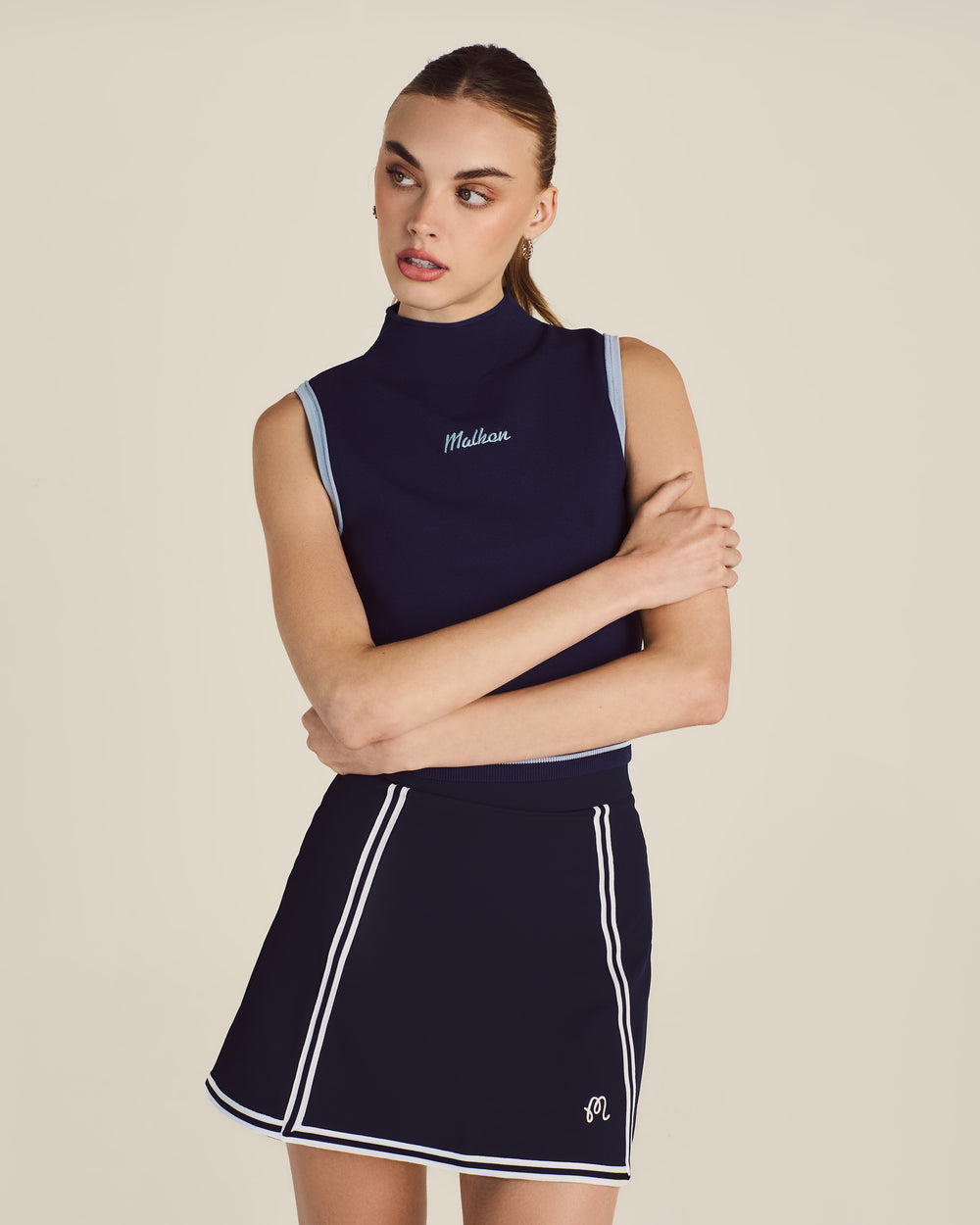 KARA MOCKNECK VEST