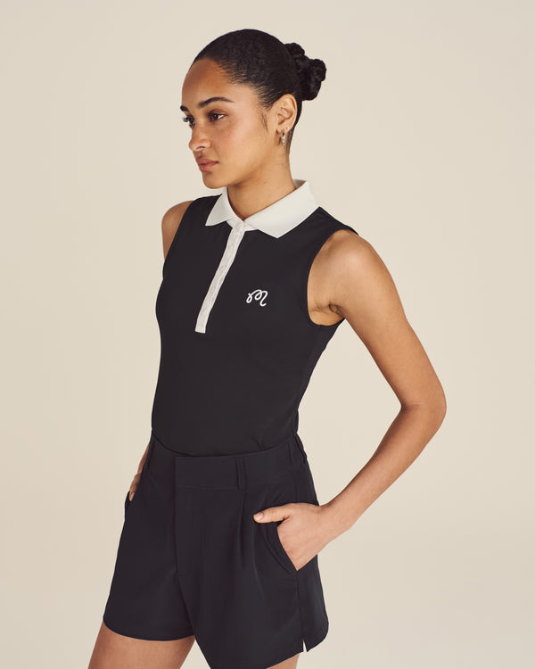 CLAUDIA SLEEVELESS POLO