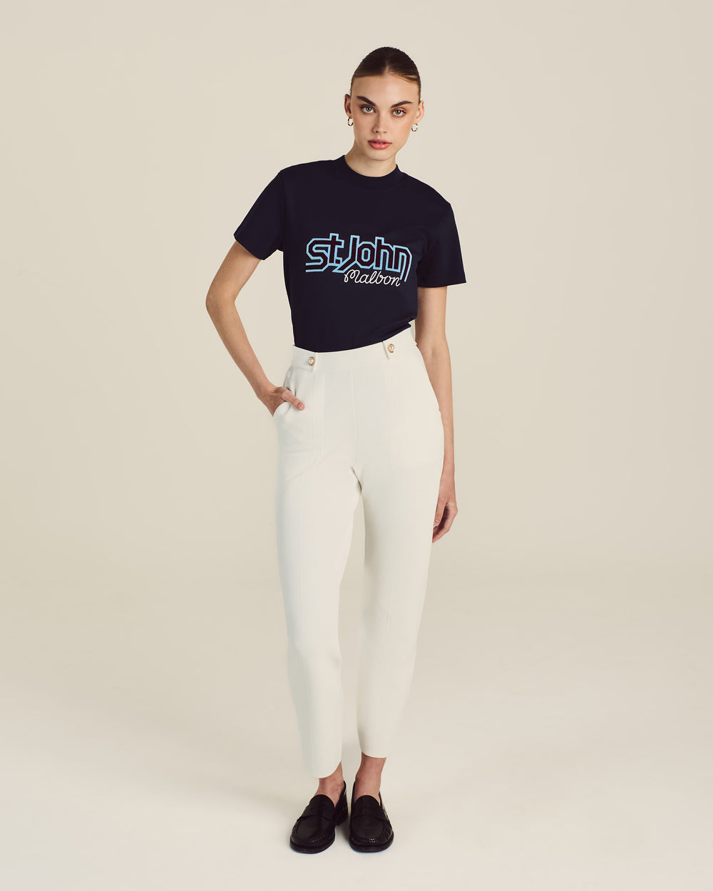 ST. JOHN VINTAGE LOGO TEE