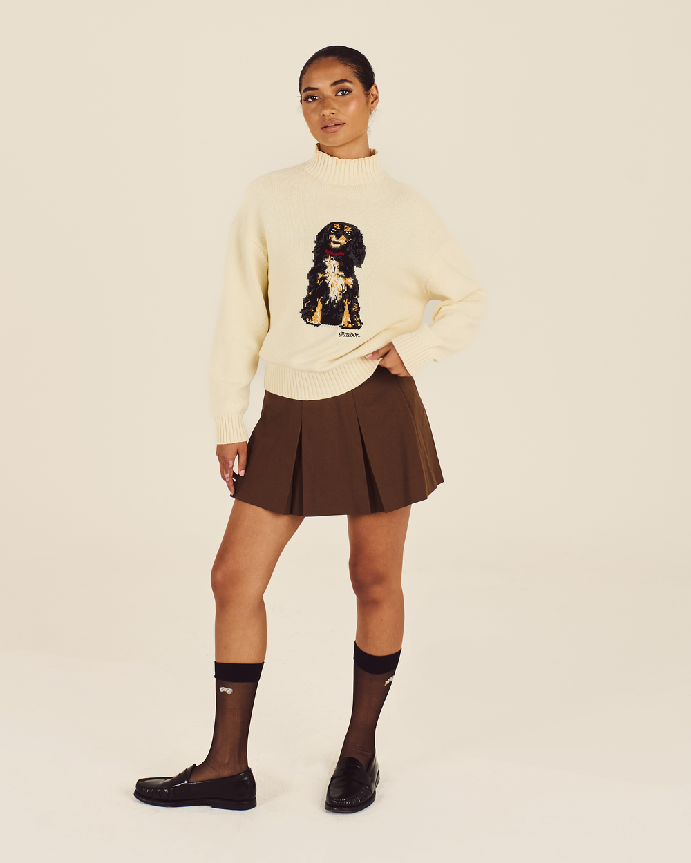 MAISIE INTARSIA SWEATER