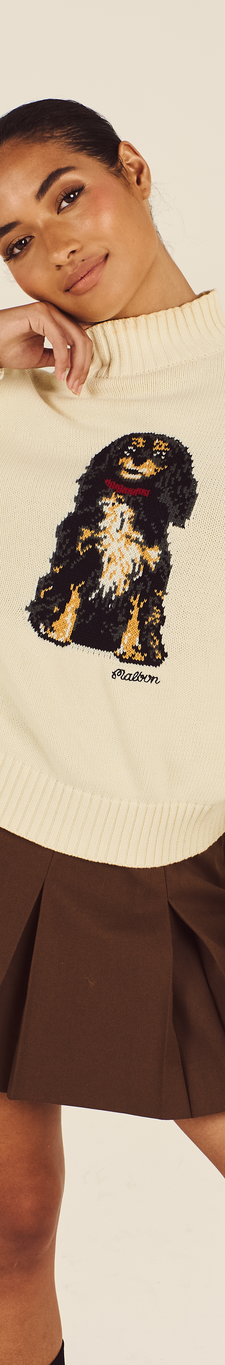 MAISIE INTARSIA SWEATER