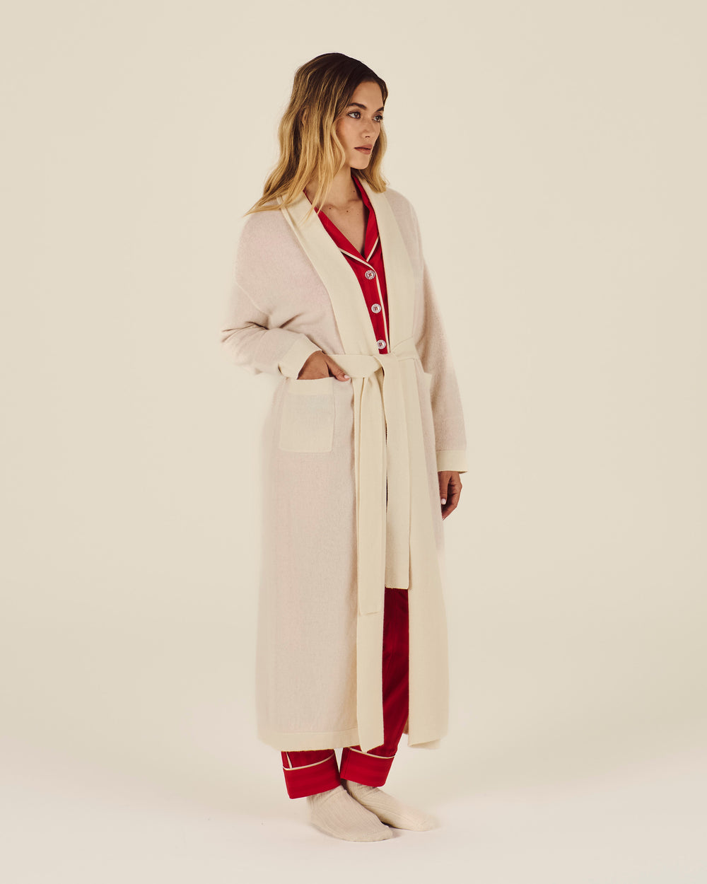 KIP PURE CASHMERE ROBE