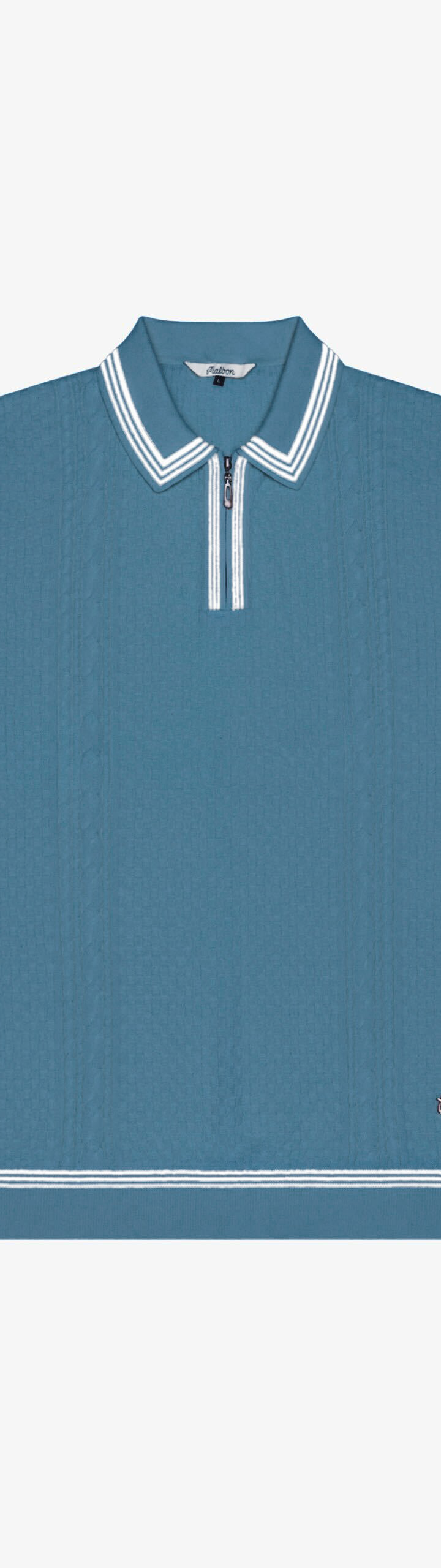 L Malbon CLUBHAUS Tour Polo マルボン クラブハウス Clubhouse Cable Knit Polo – Malbon