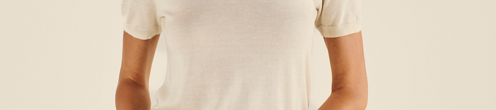 LINGUA FRANCA SHORT SLEEVE CREWNECK SWEATER