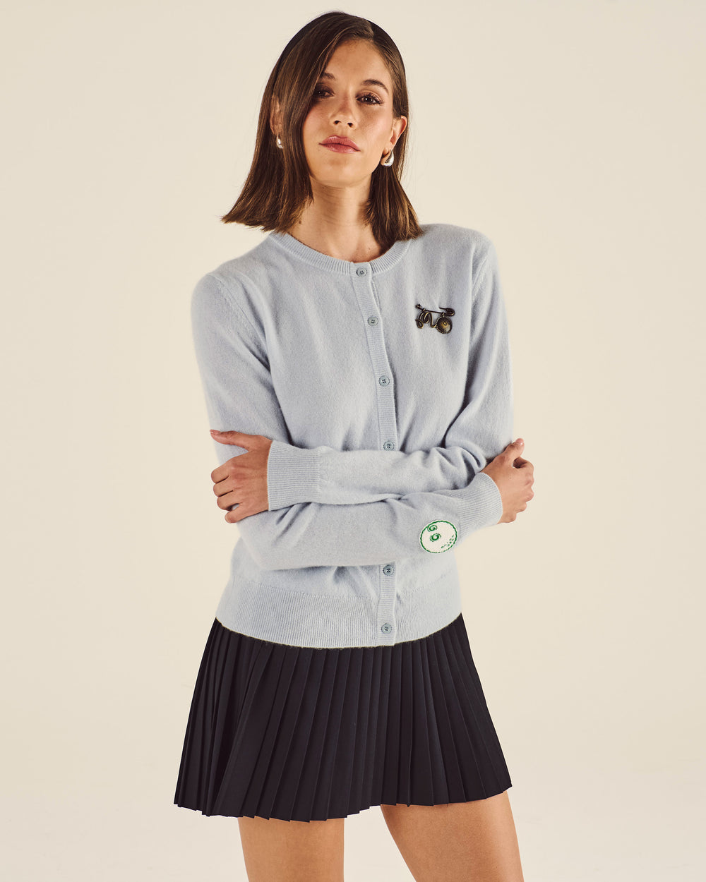 LINGUA FRANCA CASHMERE CARDIGAN