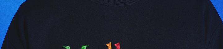 Malbon x Beams Rainbow Crewneck