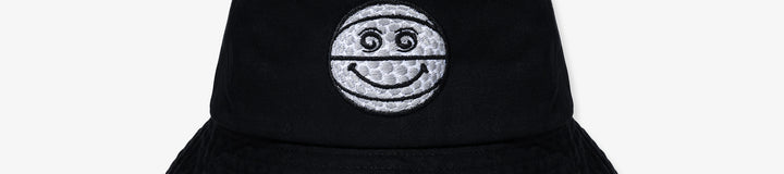 MALBON X MARKET SMILEY GOLF BALL BUCKET HAT